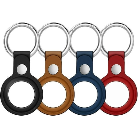 4-Piece AirTag Bag with Anti-Lost Keychain Finder Supplies for Dog Key Backpack protectable AirTag Keychain Holder Cover Apple AirTag Tracker 4-Piece Multicolor Leather case 4-Piece AirTag Bag with Anti-Lost Keychain Finder Supplies for Dog Key Backpack protectable AirTag Keychain Holder Cover Apple AirTag Tracker 4-Piece Multicolor Leather case